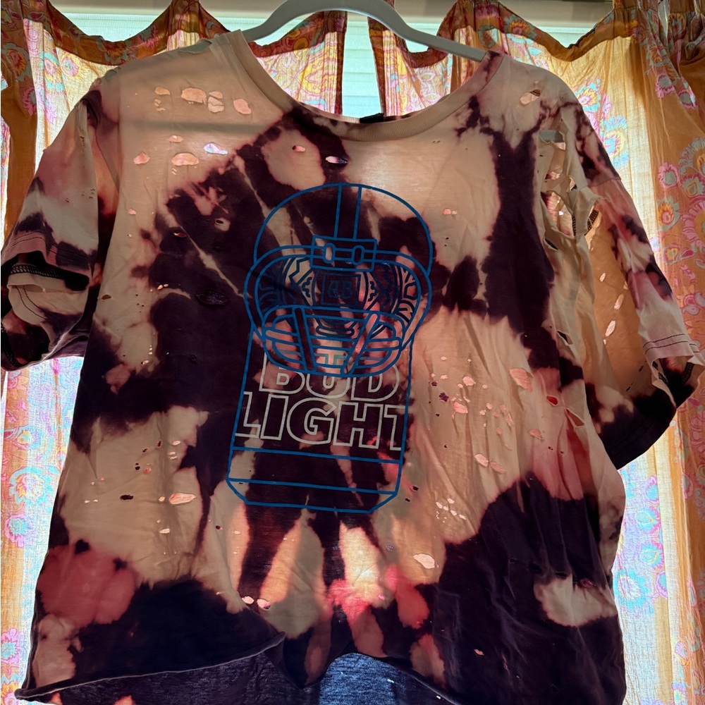 Tie-Dye Bud Light Shirt